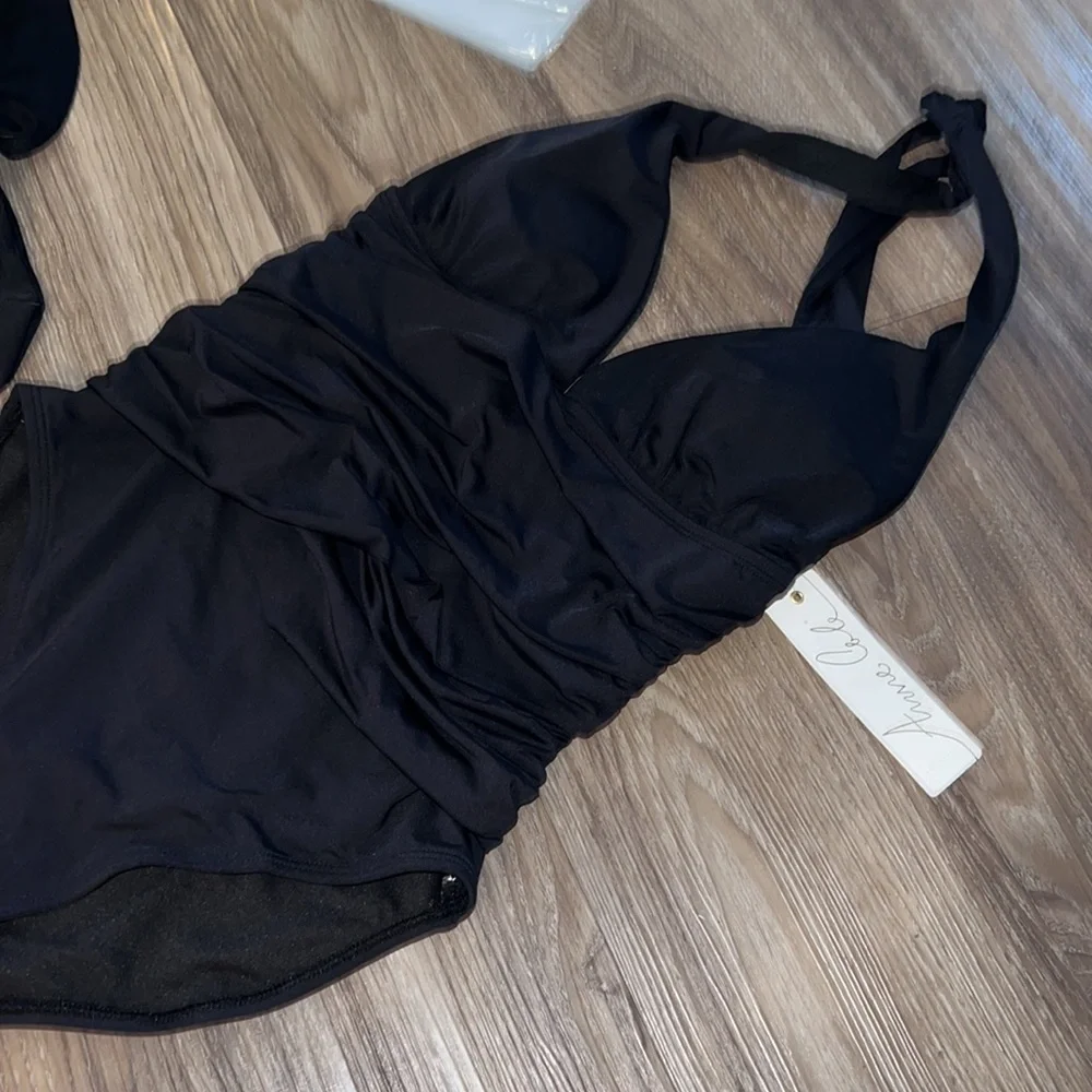 Anne cole black one piece - Picture 4 of 6